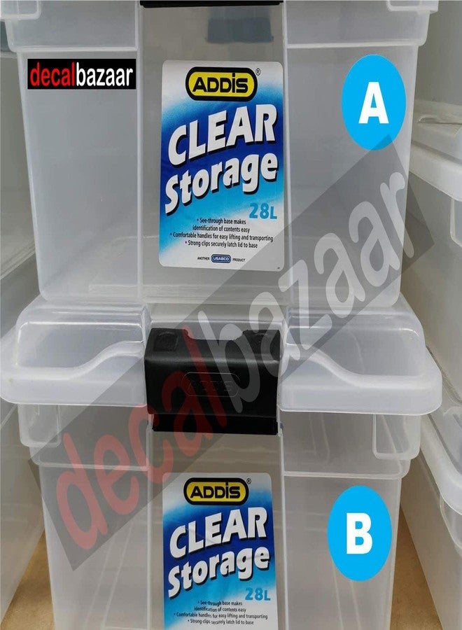 Decalbazaar A to Z Alphabet Round Letter Labels (Set 2), Vinyl Glossy Finish, 2 Inch, Sky Blue, Indoor Outdoor Use - Image 3